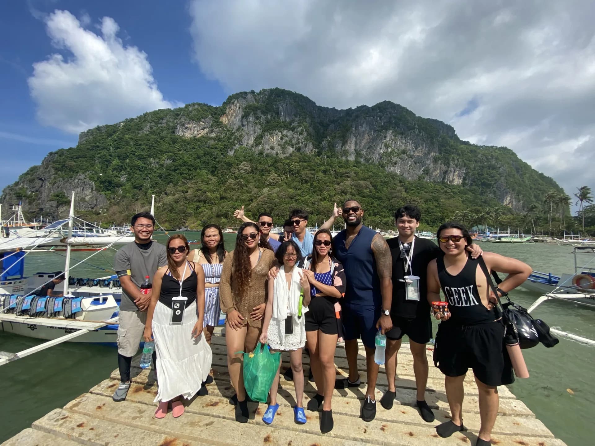 MyThorneAI teammates together on a dock